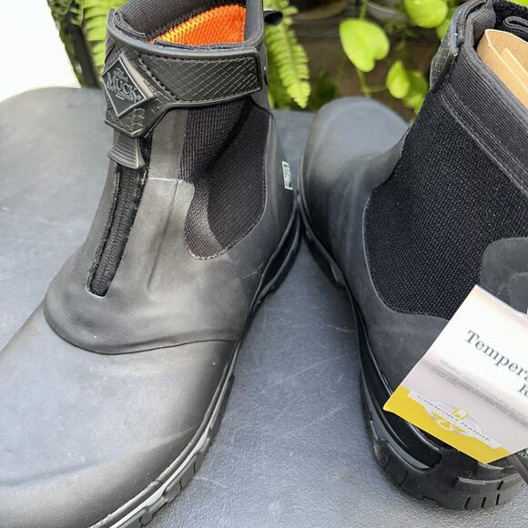 NEW Original Muck Boot Company Men\'s Apex Mid Zip Ankle Boot Black Size 14 $165 main image 6